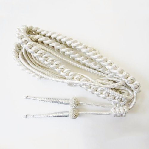 Aiguillette SILVER WITH TAGS AND NETTED TAGS
