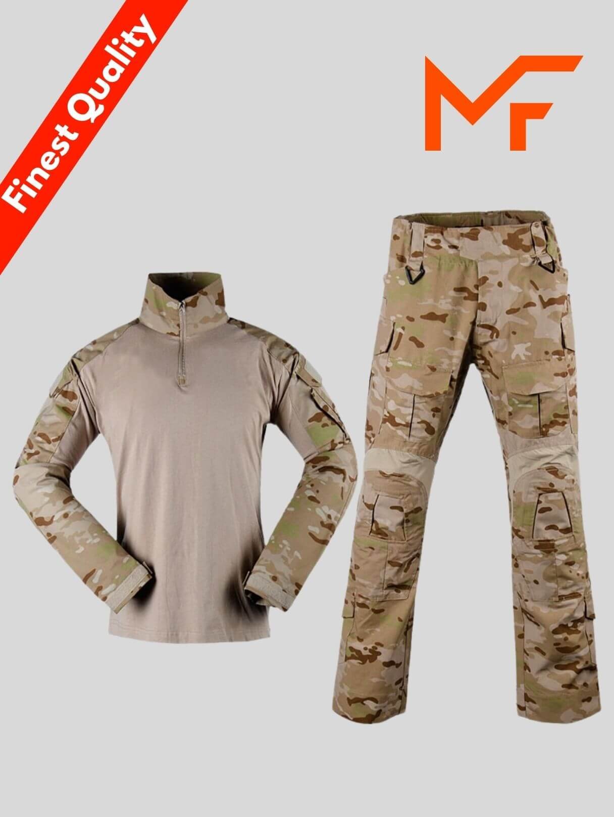 Camouflage Uniform Olive green & half white
