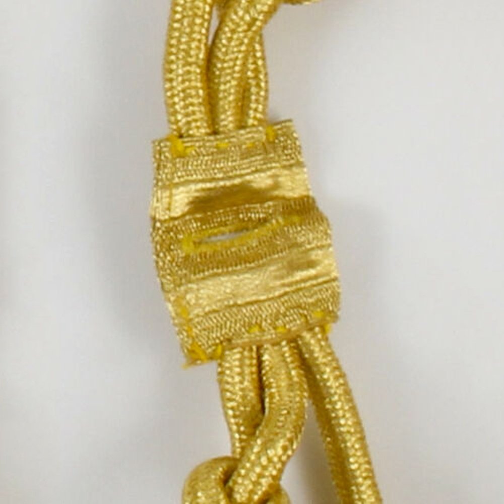 Aiguillette Gold Cord Army Two Brass Gold Plated Tips