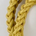 Aiguillette Gold Cord Army Two Brass Gold Plated Tips