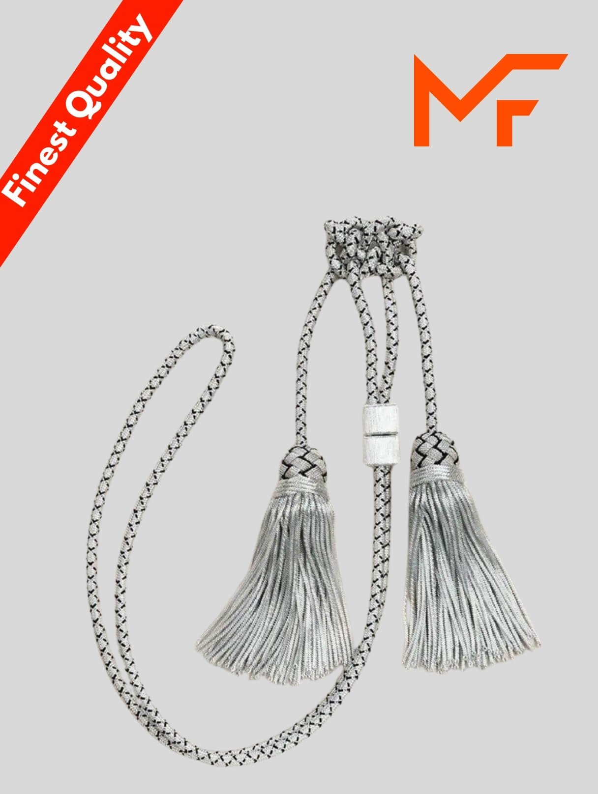 Silver Bullion wire Tassels