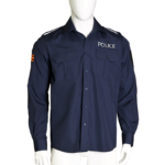 Police Uniform Shirts in Navy Blue