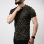 Camouflages T Shirts in Forest Night Colour