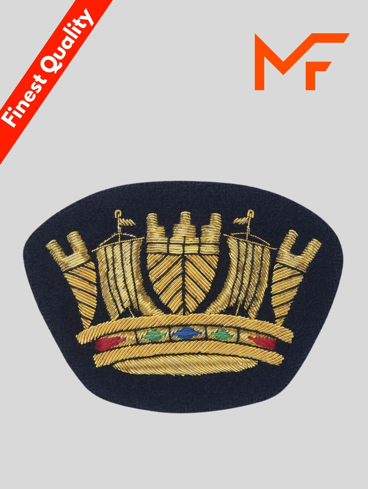 Benson And Clegg Navel Coronet Blazer Badge