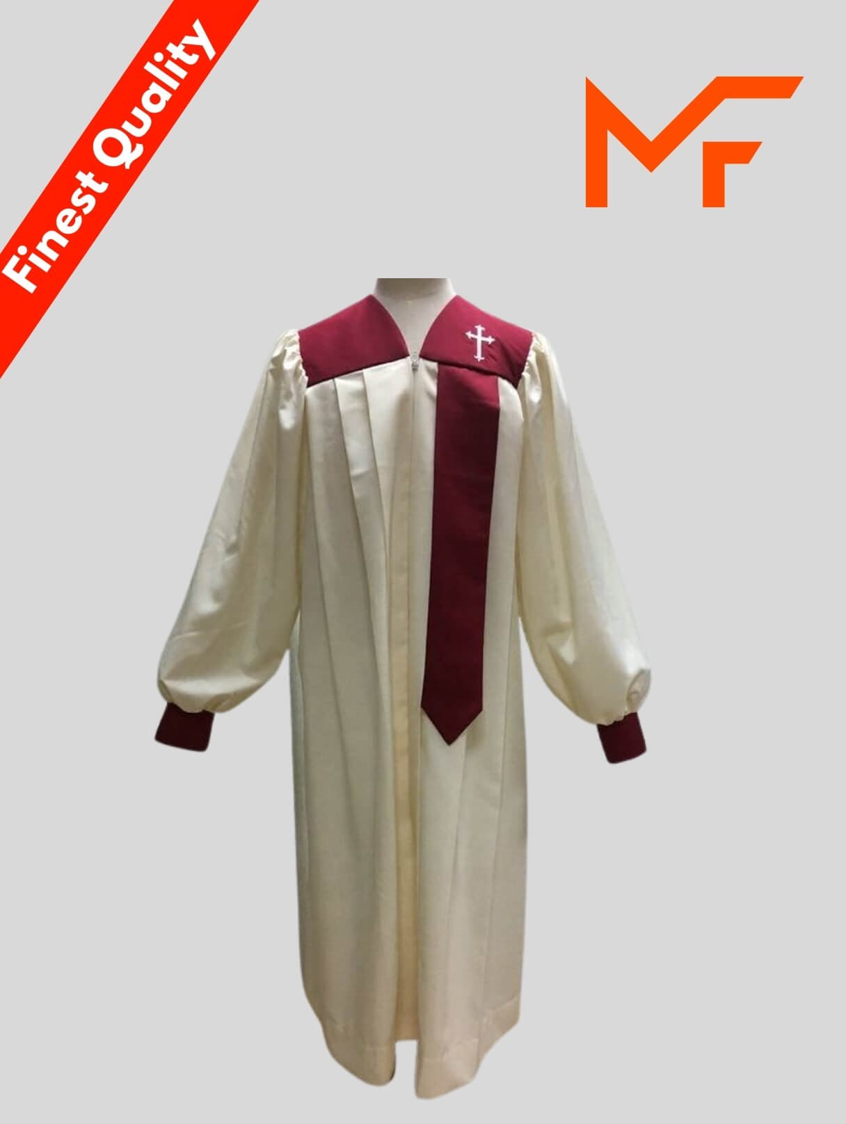 Red and White Church Priest Wear