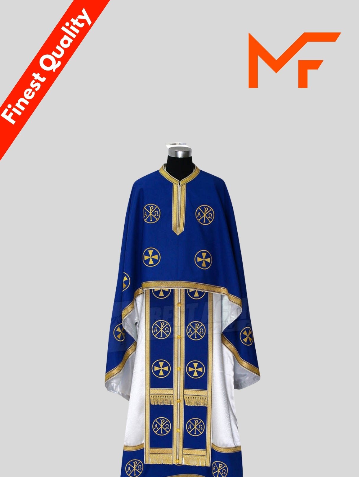 Blue Church Priest Wear