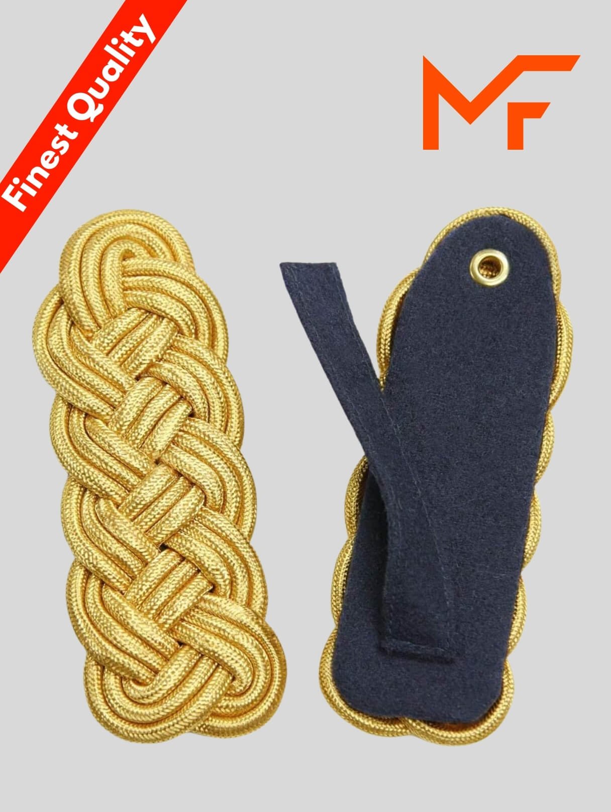 Gold Cord Epaulettes Shoulders