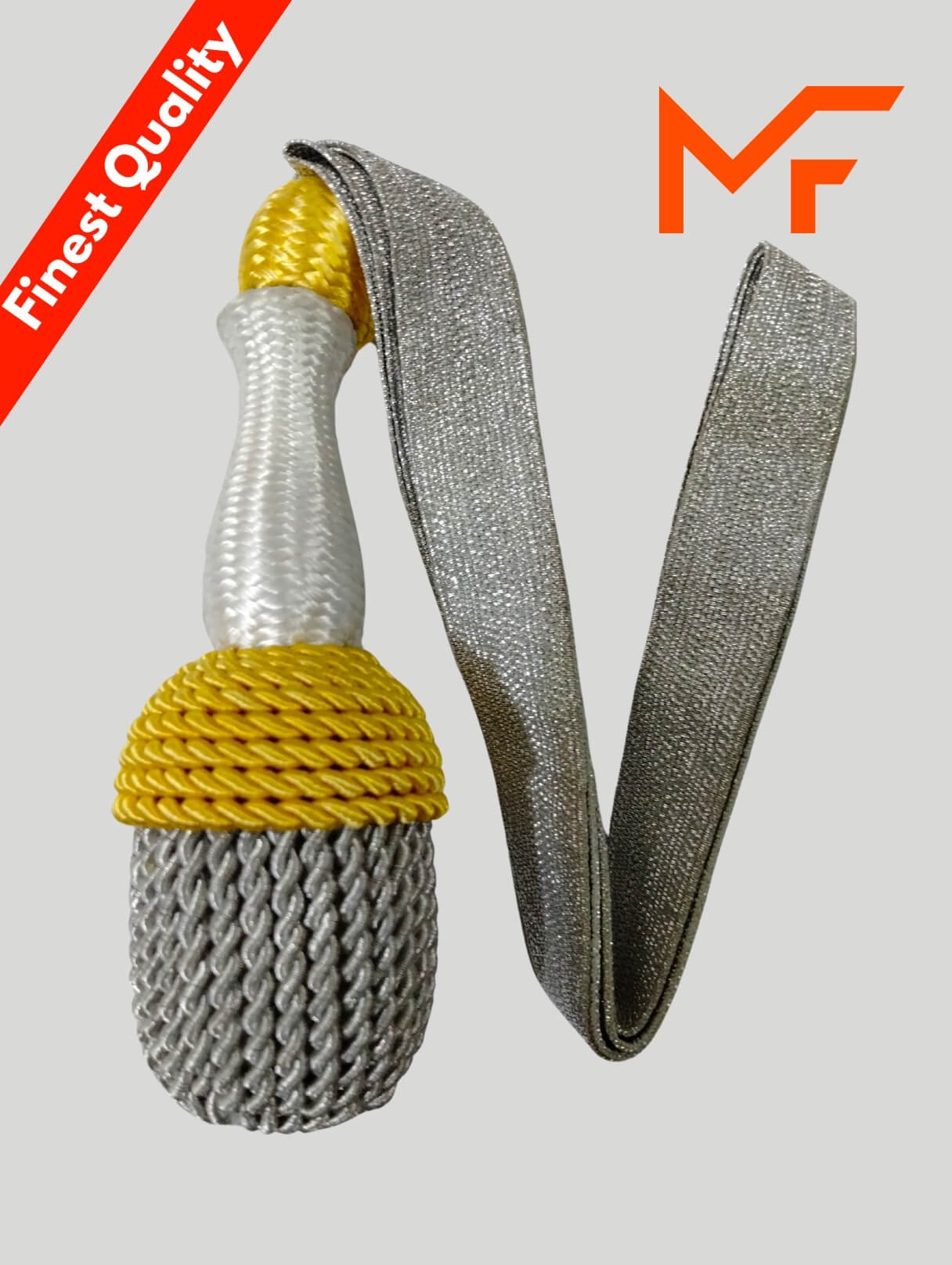 German Grey and Yellow Color Sword Knot