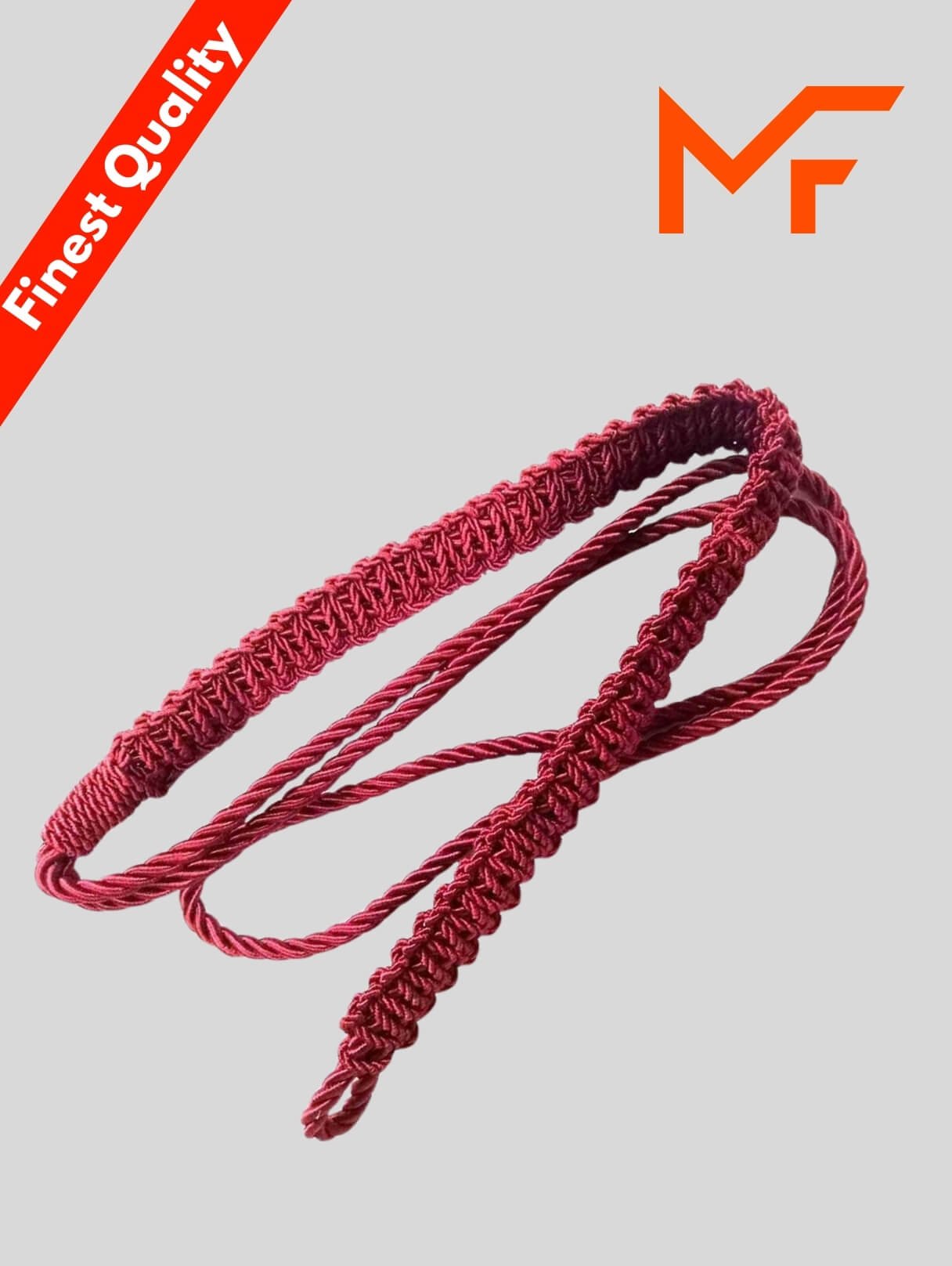 Silk Ceremonial Maroon Lanyard