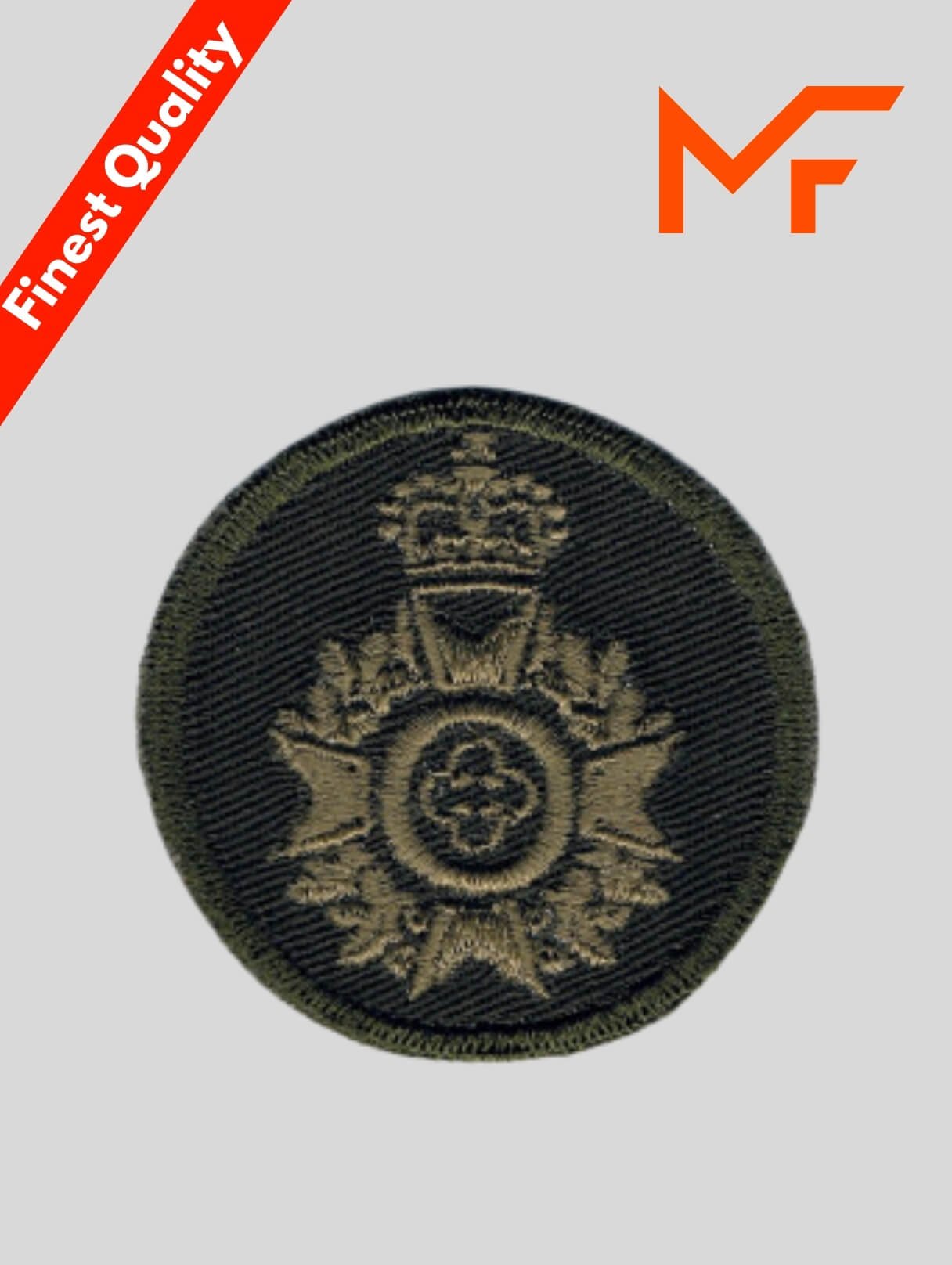 Canadian Chaplain Branch Maple Machine Embroidery Badge