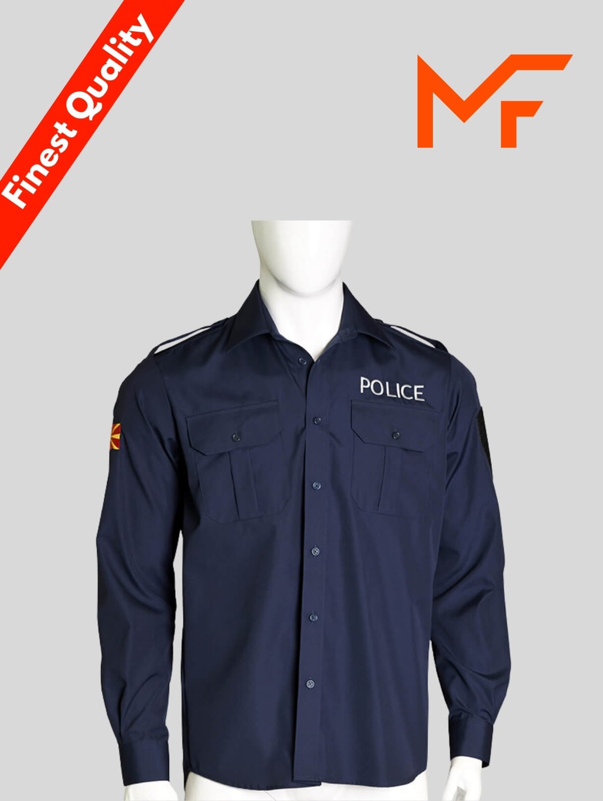 Police Uniform Shirts in Navy Blue