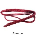 Various-Color-Silk-Shoulder-Cord-Ceremonial-Lanyard-Marron