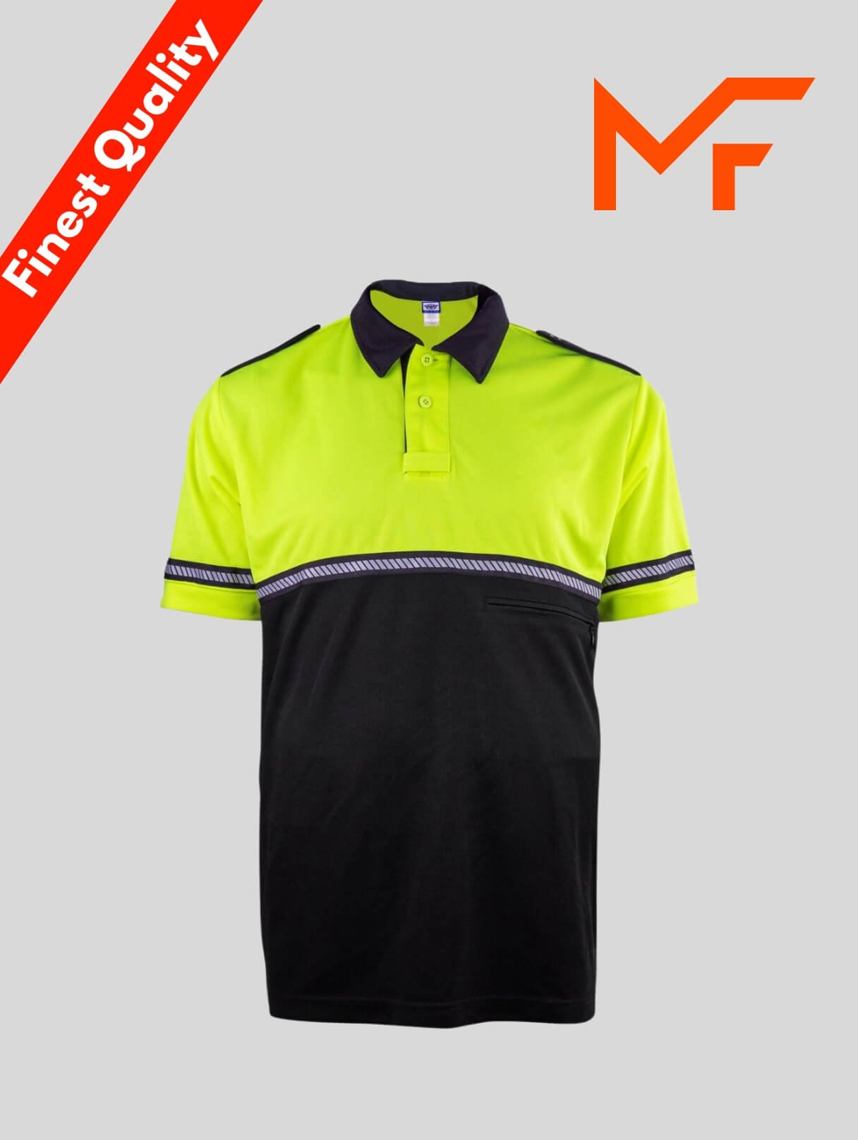 Bike Patrol Shirt in Green and Black
