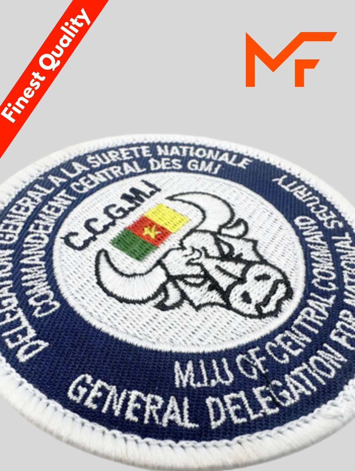 Bullion Wire Badges for GDN Security