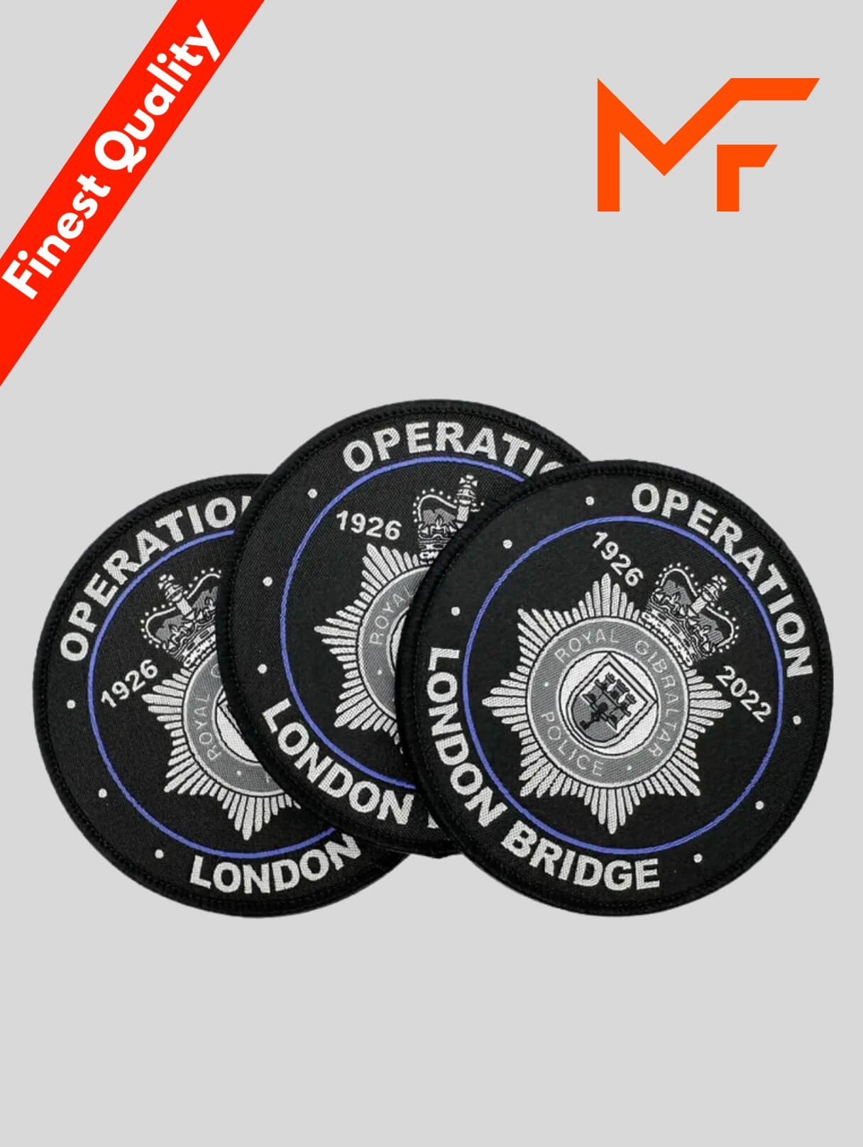 Bullion Wire Badges for Police