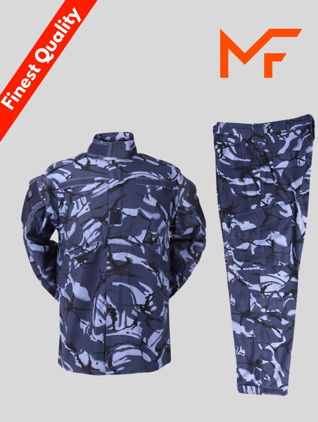 Camouflages Uniform in Dark Blue