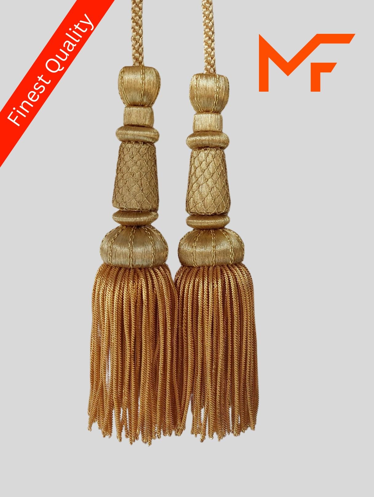 DecoPro Frangia Bullion Kelly Green 64mm - Passamaneria Per Tende E Cuscini - 0,9 Metri (Style # Ef25)