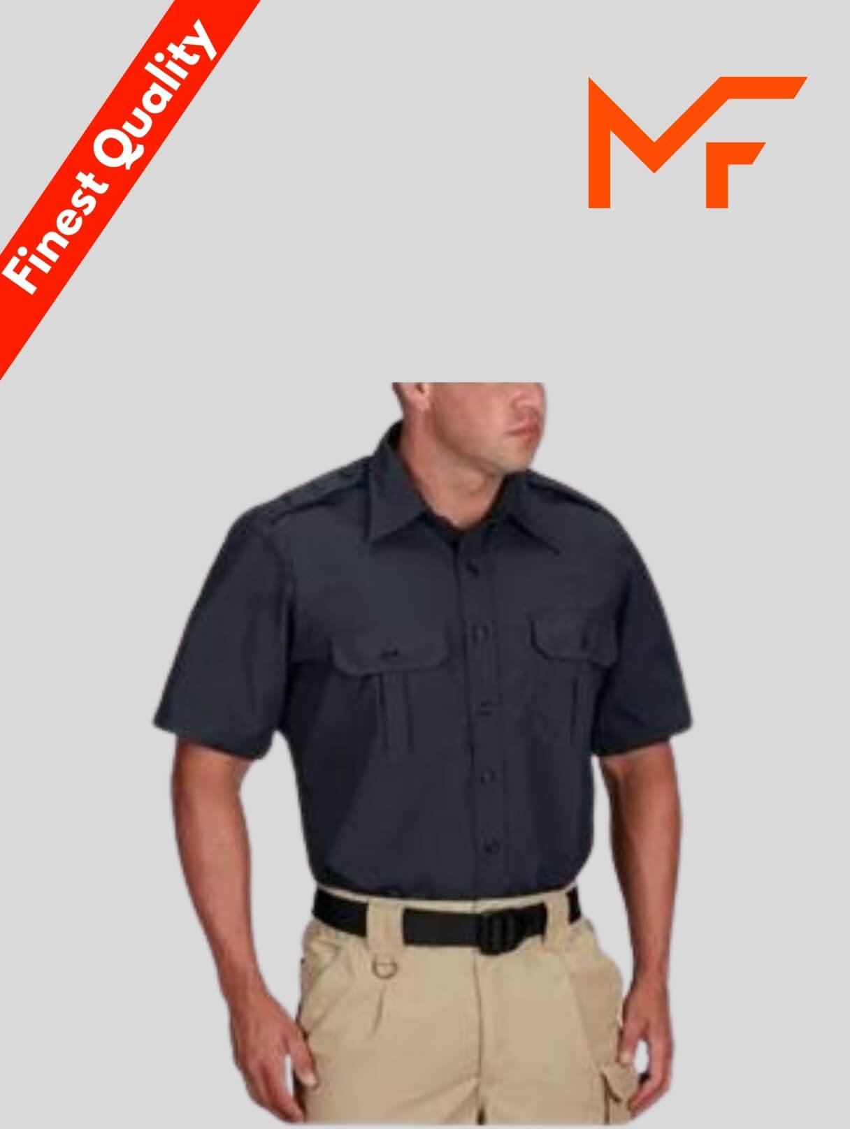 Propper Short Sleeve Tactical Dress Shirts In Navy Blue